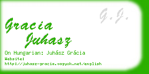 gracia juhasz business card