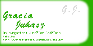 gracia juhasz business card